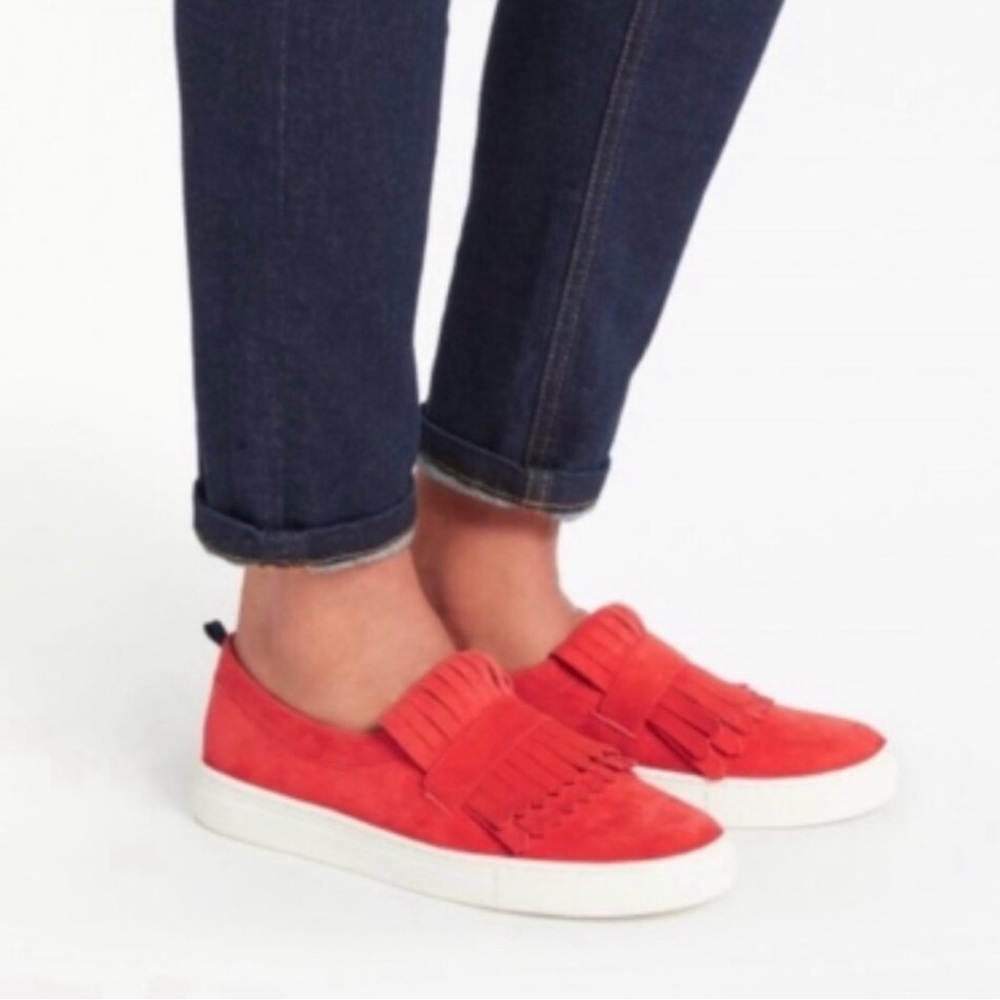 Boden | Ranyan Tassel Sneakers | Red/Orange | Size 41 (9.5)